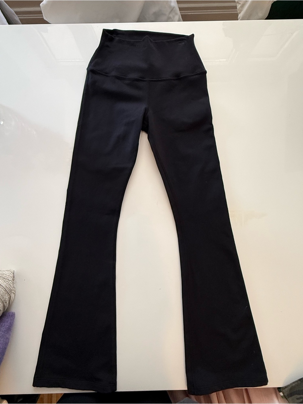 Alo Yoga Airbrush High-Waist Bootcut Flare Leggings Black XXS
